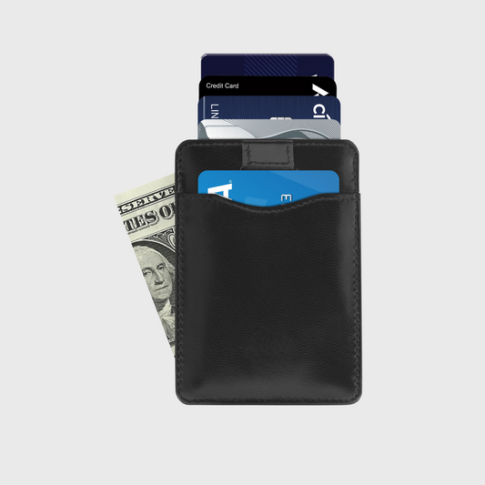 Genuine Leather Minimalist Card Holder -Slim & Stylish