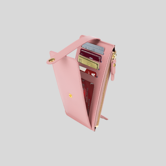 Genuine Leather Wallet for Women–Stylish Purse With Zipper
