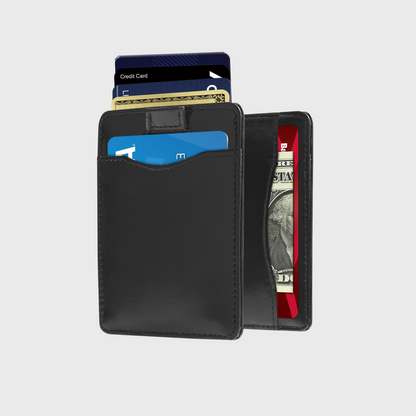 Genuine Leather Minimalist Card Holder -Slim & Stylish