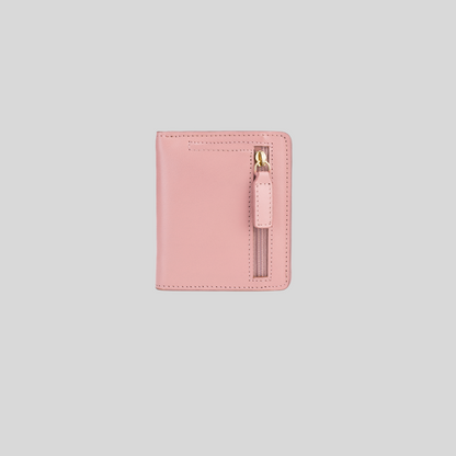 Genuine Leather Women's  Bifold  Wallet –Slim & Minimalist