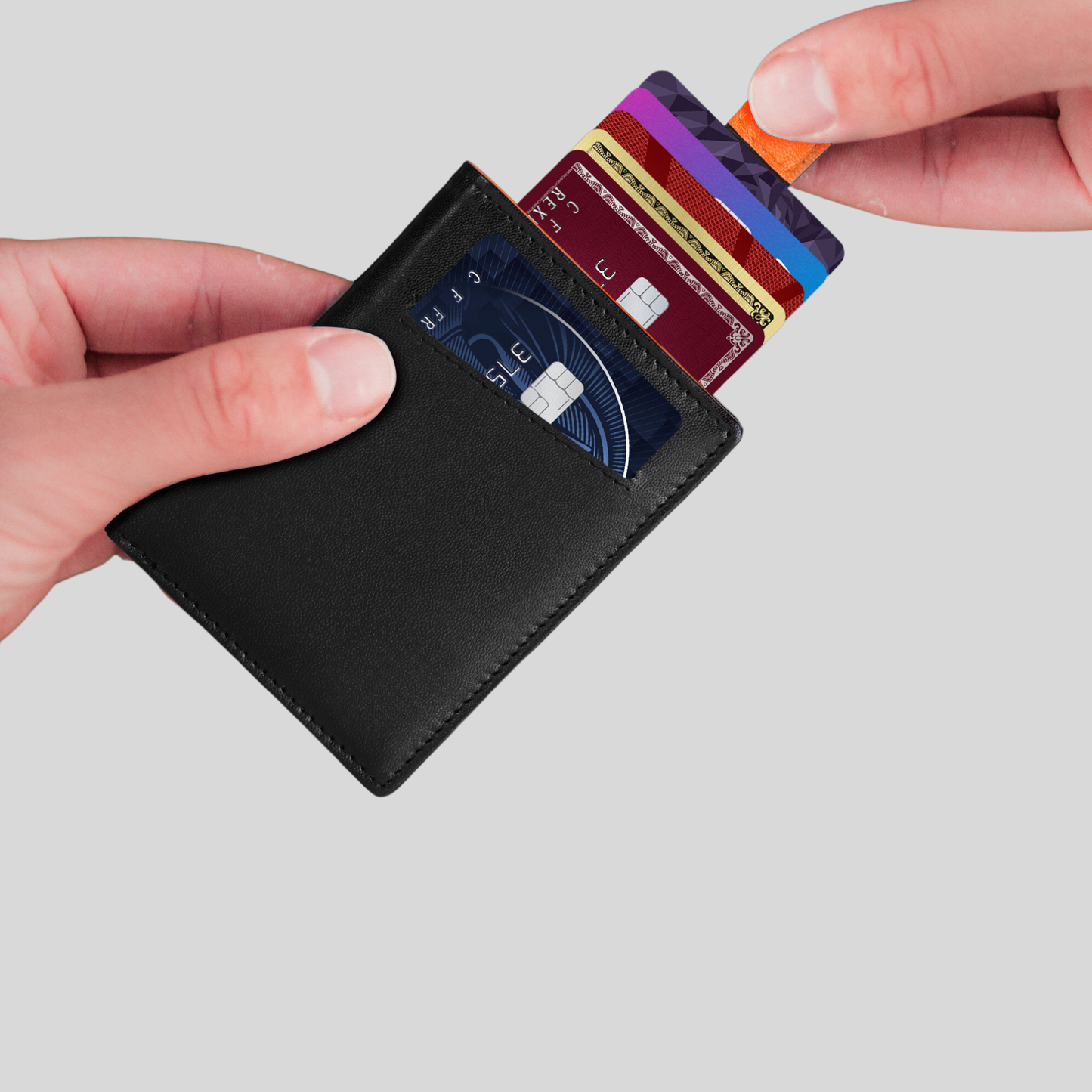Genuine Leather Bifold Wallet –Slim & Minimalist