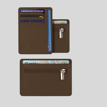 Genuine Leather Credit Cardholder –Minimalist Card Wallet