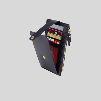 Genuine Leather Wallet for Women–Stylish Purse With Zipper