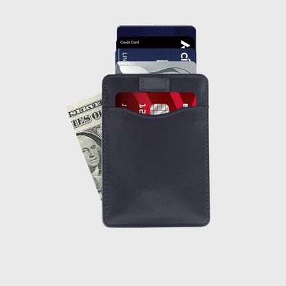 Genuine Leather Minimalist Card Holder -Slim & Stylish
