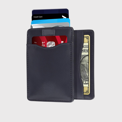 Genuine Leather Minimalist Card Holder -Slim & Stylish