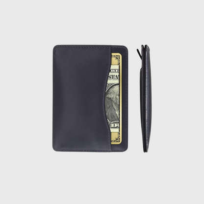 Genuine Leather Minimalist Card Holder -Slim & Stylish