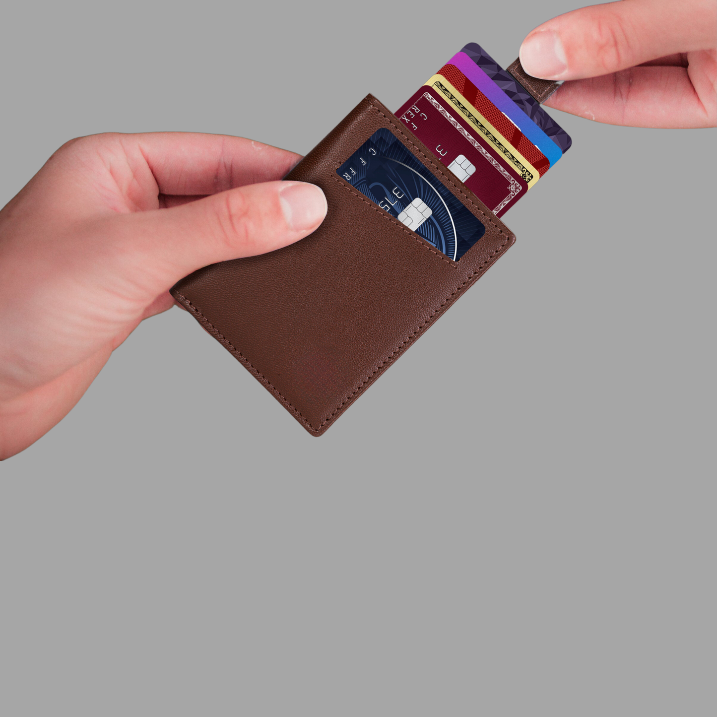 Genuine Leather Bifold Wallet –Slim & Minimalist