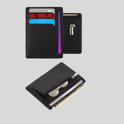 Genuine Leather Credit Cardholder –Minimalist Card Wallet