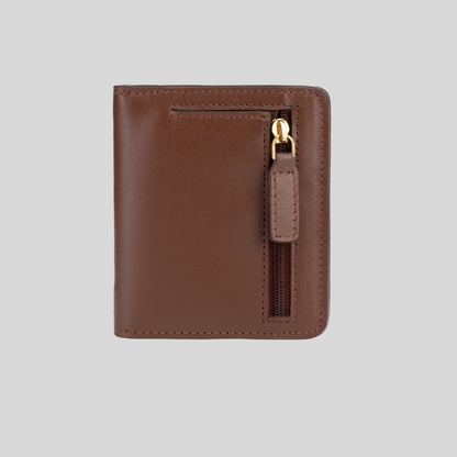 Genuine Leather Women's  Bifold  Wallet –Slim & Minimalist