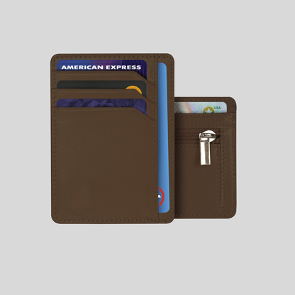 Genuine Leather Credit Cardholder –Minimalist Card Wallet