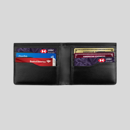 Genuine Leather Bifold  Wallet –Slim & Minimalist