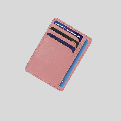 Genuine Leather Credit Cardholder –Minimalist Card Wallet