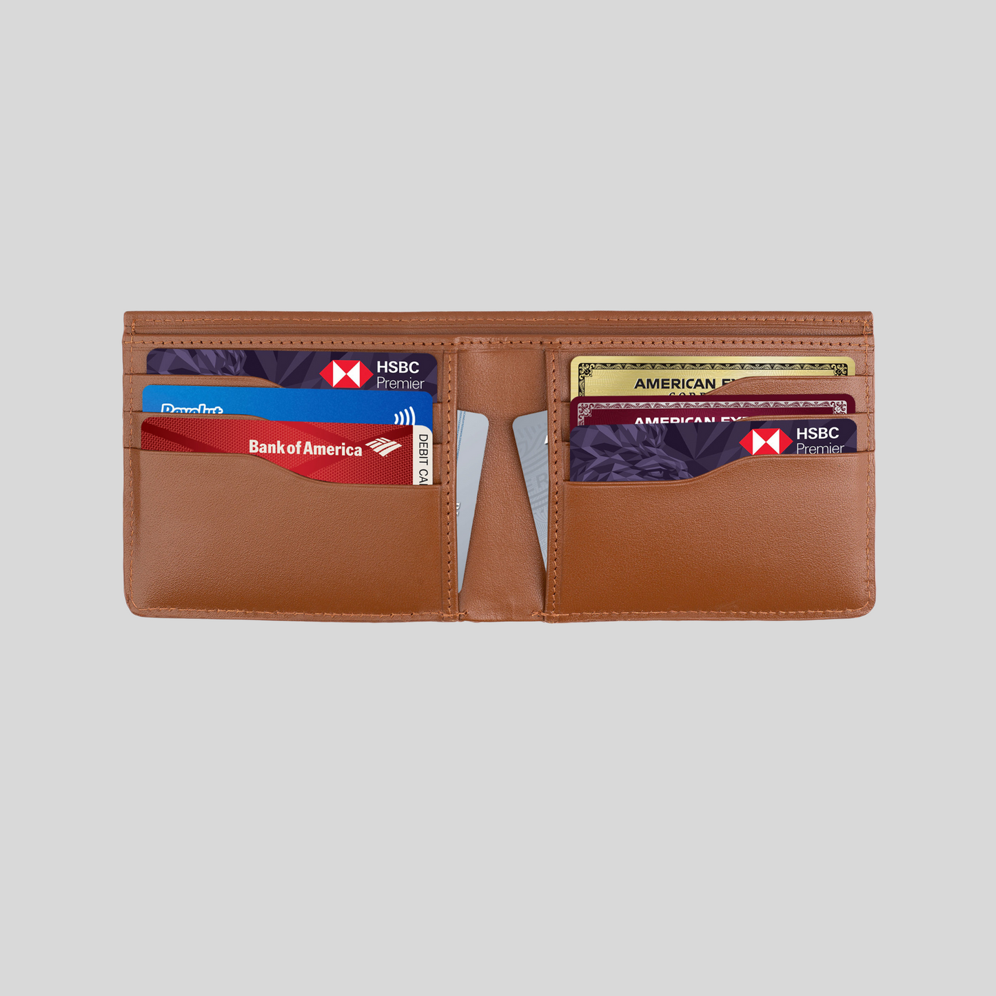 Genuine Leather Bifold  Wallet –Slim & Minimalist