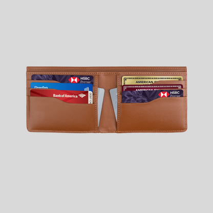 Genuine Leather Bifold  Wallet –Slim & Minimalist