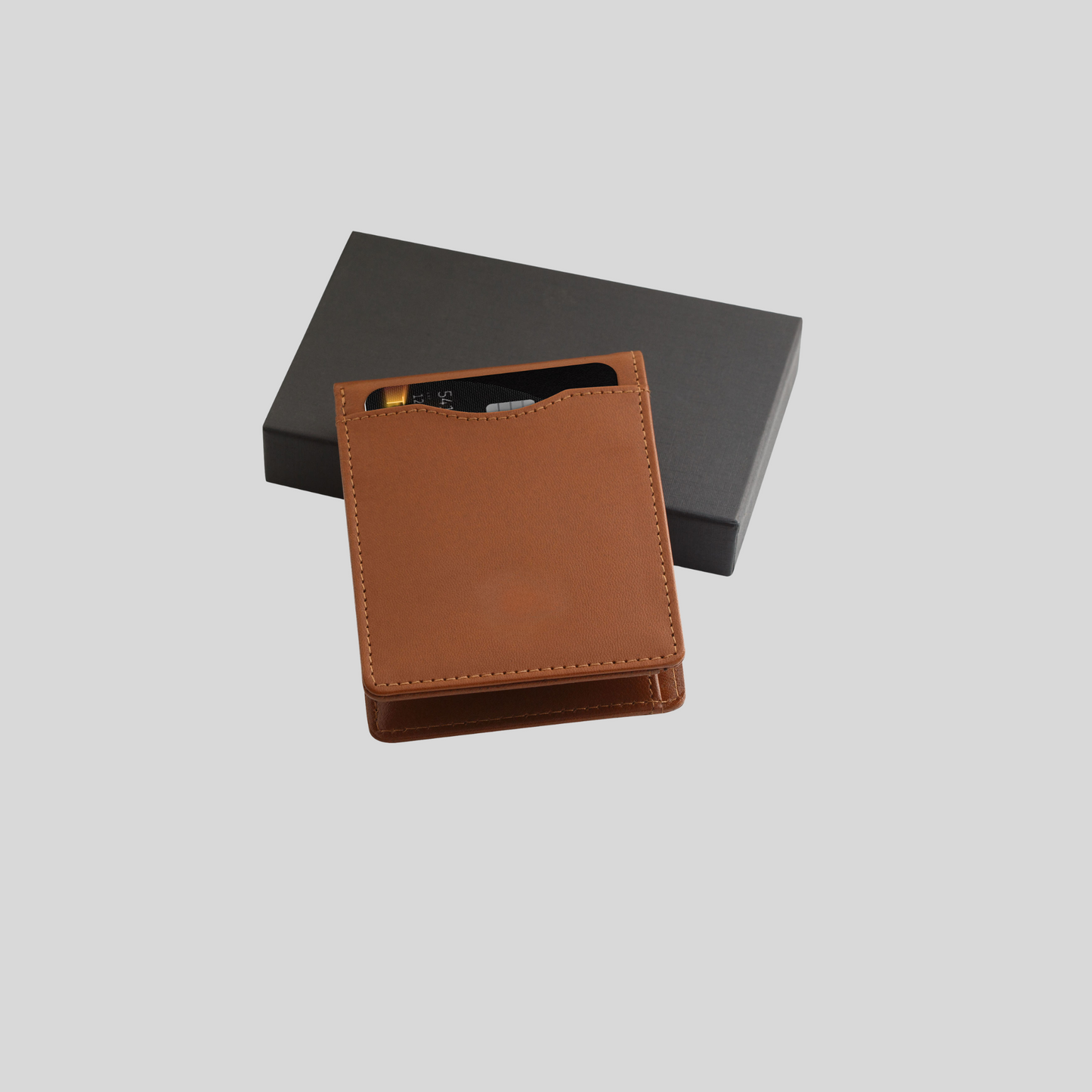 Genuine Leather Slim Minimalist Bifold Wallet