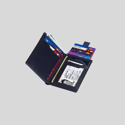 Genuine Leather Bifold Wallet –Slim & Minimalist