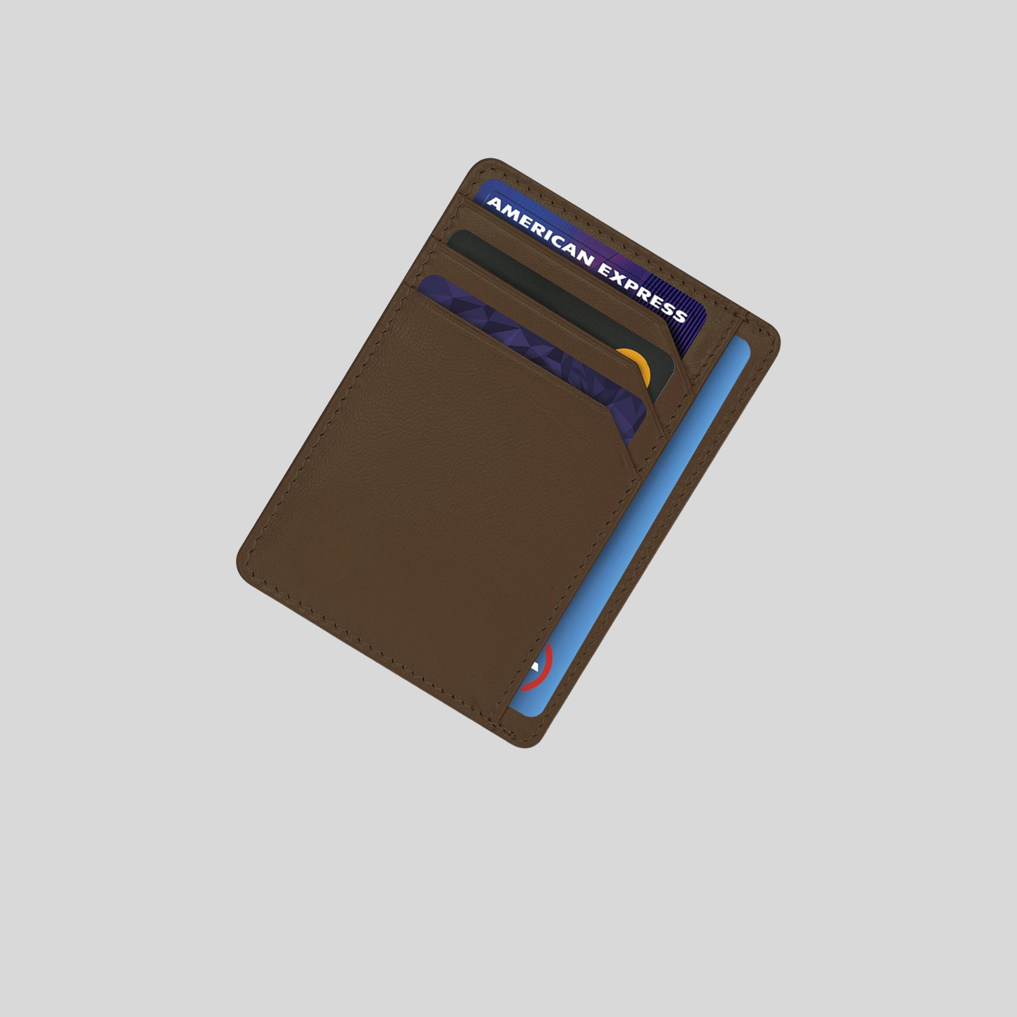 Genuine Leather Credit Cardholder –Minimalist Card Wallet