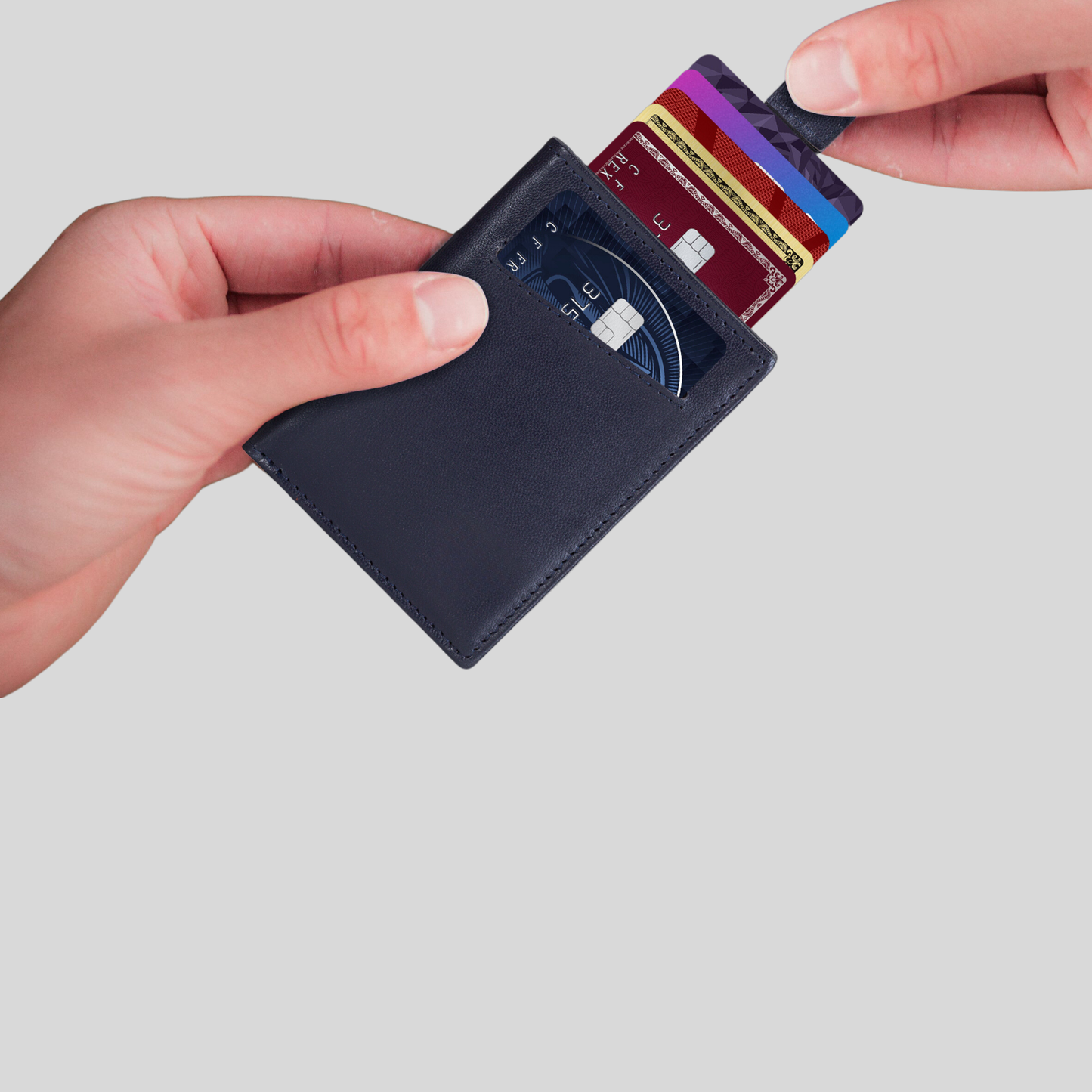 Genuine Leather Bifold Wallet –Slim & Minimalist