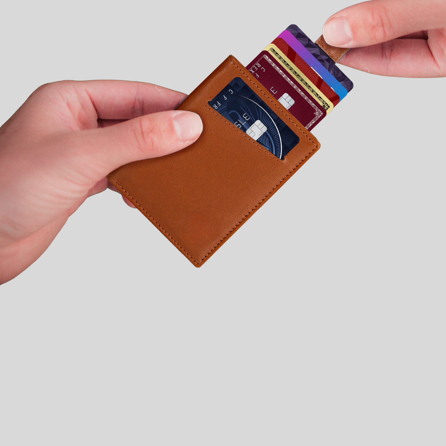 Genuine Leather Bifold Wallet –Slim & Minimalist
